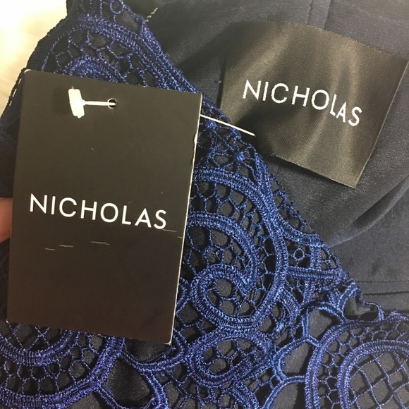 NICHOLAS Blue Strapless Dress. C - Picture 7 of 7